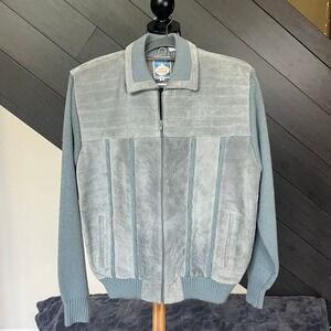 Maker's Choice Suede‎ Leather/Knit Jacket Vintage 70's